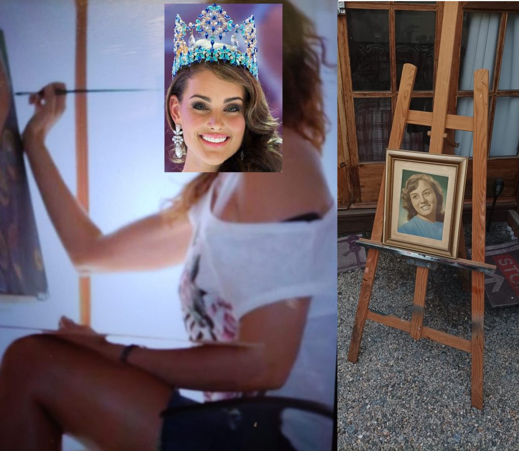Victoria me iba a pintar un cuadro de ella y mi madre